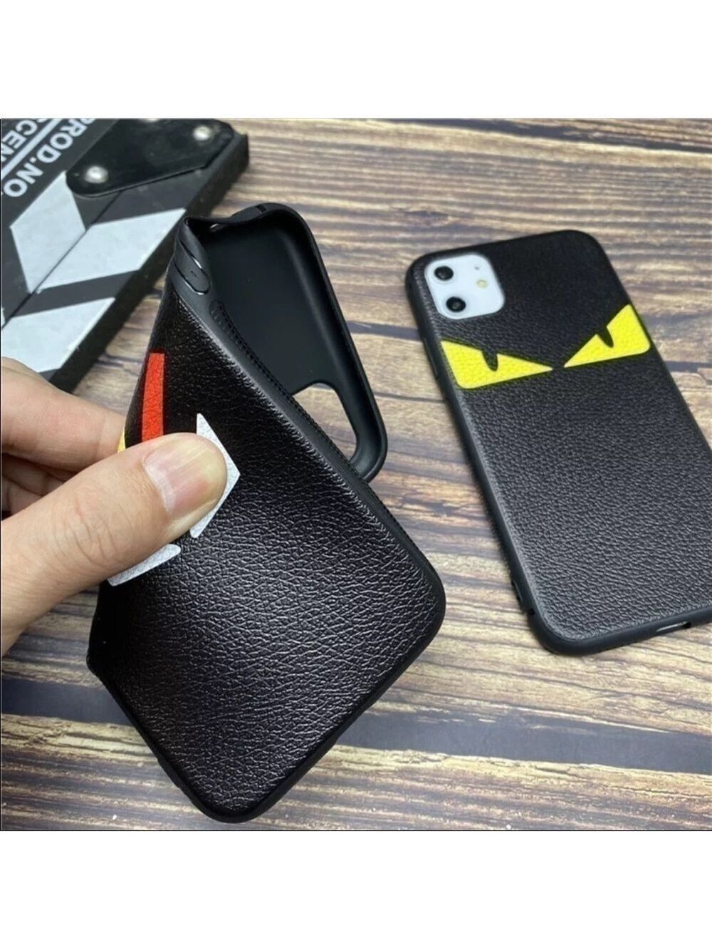 YELLOW EYES IPHONE 11 PRO MATTE BLACK PHONE CASE NEW - Picture 2 of 5